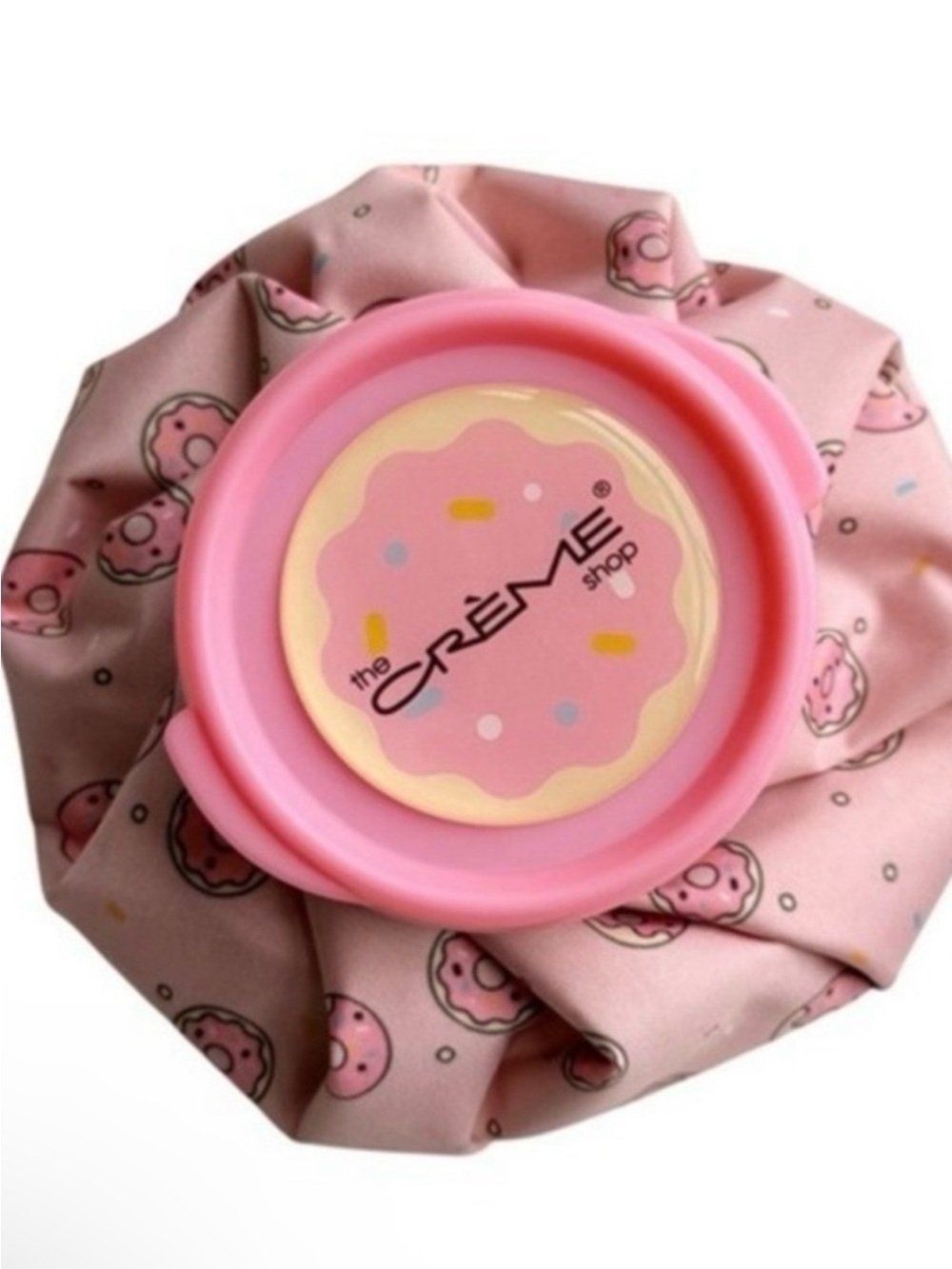The Crème Shop Pink Donut Ice Pack Heat Therapy Cap